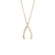 WISHBONE ANHÄNGER IN GELBGOLD - KETTEN AUS GELBGOLD{% if category.pathNames[0] != product.category.name %} - {% endif %}