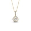 NECKLACE WITH BRILLIANTS IN 14K YELLOW GOLD - DIAMOND NECKLACES - NECKLACES