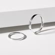 HIS AND HERS MINIMALIST WHITE GOLD WEDDING BAND SET - WHITE GOLD WEDDING SETS - WEDDING RINGS