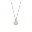 HEART PENDANT MADE OF ROSE GOLD - ROSE GOLD NECKLACES{% if category.pathNames[0] != product.category.name %} - {% endif %}