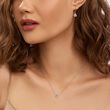 NECKLACE WITH TANZANITE AND BRILLIANTS IN WHITE GOLD - TANZANITE NECKLACES - NECKLACES