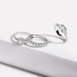 DIAMOND RING IN WHITE GOLD - WOMEN'S WEDDING RINGS - WEDDING RINGS