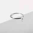 FEINER RING MIT IM LABOR GEZÜCHTETEM DIAMANTEN IN WEISSGOLD - RINGE DIAMANT - RINGE