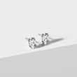 WHITE GOLD OVAL DIAMOND STUDS - DIAMOND STUD EARRINGS - EARRINGS