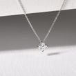 DIAMOND NECKLACE IN 14K WHITE GOLD - DIAMOND NECKLACES - NECKLACES