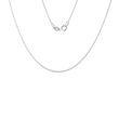 ROLO 25 CHAIN IN WHITE GOLD, 42 CM LONG - GOLD CHAINS - NECKLACES
