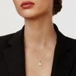 MÉDAILLON EN OR AVEC PETITE ÉTOILE ENDIAMANTÉE - COLLIERS AVEC DIAMANTS - COLLIERS