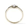 DIAMANT-HERZRING AUS 14K GELBGOLD - RINGE DIAMANT - RINGE