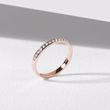 DIAMOND WEDDING RING IN ROSE GOLD - WOMEN'S WEDDING RINGS - WEDDING RINGS