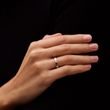 Minimalistické snubní prsteny z bílého zlata