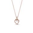 COLLIER FRAISE EN OR ROSE 14CT - COLLIERS AVEC DIAMANTS - COLLIERS