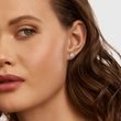 TRILLION-CUT DIAMOND EARRINGS IN YELLOW GOLD - DIAMOND STUD EARRINGS - EARRINGS