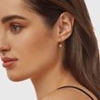 BOUCLES D'OREILLES ORIGINALES EN OR AVEC DIAMANTS - BOUCLES D'OREILLES EN DIAMANT - BOUCLES D'OREILLES