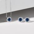 DIAMOND AND SAPPHIRE LUXURY JEWELLERY SET - JEWELLERY SETS - FINE JEWELLERY