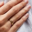 JEU DE BAGUES DE FIANÇAILLES ET DE MARIAGE EN OR JAUNE AVEC DIAMANTS - BAGUE DE FIANÇAILLES ET ALLIANCE ASSORTIES - BAGUES DE FIANÇAILLES