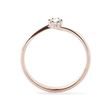 Ring in 14k Rose Gold with Brilliant
