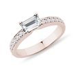 LUXE LAB GROWN DIAMOND RING IN ROSE GOLD - RINGS WITH LAB-GROWN DIAMONDS - ENGAGEMENT RINGS