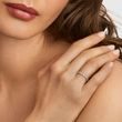 RING MIT 0,15 CT DIAMANT IN WEISSGOLD - VERLOBUNGSRINGE MIT BRILLANT - VERLOBUNGSRINGE