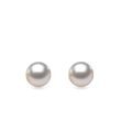 PECKY ZE ŽLUTÉHO ZLATA S PERLOU AKOYA - PERLOVÉ NÁUŠNICE - PERLOVÉ ŠPERKY