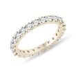 BAGUE ETERNITY ENDIAMANTÉE EN OR JAUNE - ALLIANCES DE MARIAGE FEMMES - ALLIANCES DE MARIAGE
