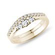 GOLD ENGAGEMENT AND WEDDING RING SET - ENGAGEMENT AND BRIDAL RING SETS - ENGAGEMENT RINGS