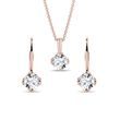 SCHMUCKSET MIT LABORDIAMANTEN IN ROSÉGOLD - SCHMUCK-SETS - SCHMUCK