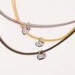 ANHÄNGER MIT SMARAGDGESCHLIFFENEM DIAMANTEN IN ROSÉGOLD - MAGNETISCHE HALSKETTEN - KETTEN