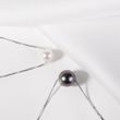 TAHITIAN PEARL NECKLACE IN WHITE GOLD - PEARL PENDANTS - PEARL JEWELRY