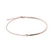 BEZEL DIAMOND BRACELET IN ROSE GOLD - DIAMOND BRACELETS - BRACELETS