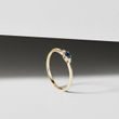 SAPHIR RING IN GELBGOLD - RINGE MIT SAPHIR - RINGE