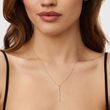 SMOOTH ROSE GOLD BAR NECKLACE - ROSE GOLD NECKLACES - NECKLACES