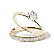ENGAGEMENT AND WEDDING RING SET IN 14K GOLD - ENGAGEMENT AND BRIDAL RING SETS - ENGAGEMENT RINGS