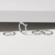 MINIMALISTISCHER DIAMANTRING AUS WEISSGOLD - VERLOBUNGSRINGE DIAMANTEN - VERLOBUNGSRINGE