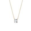 GLITTERING DIAMOND NECKLACE IN YELLOW GOLD - DIAMOND NECKLACES - NECKLACES