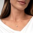 HERZ-HALSKETTE MIT DIAMANTEN IN WEISSGOLD - KETTEN MIT DIAMANTEN - KETTEN
