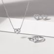 WHITE GOLD AND DIAMOND HEART JEWELLERY SET - JEWELLERY SETS - FINE JEWELLERY