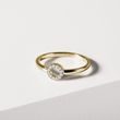 YELLOW GOLD DIAMOND RING - DIAMOND RINGS - RINGS