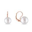 SOPHISTICATED PEARL EARRINGS IN ROSE GOLD - PEARL EARRINGS{% if category.pathNames[0] != product.category.name %} - {% endif %}