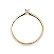 ZARTER VERLOBUNGSRING MIT DIAMANT IN GELBGOLD - VERLOBUNGSRINGE MIT BRILLANT - VERLOBUNGSRINGE