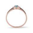 ROMANTIC BLUE DIAMOND RING IN ROSE GOLD - FANCY DIAMOND ENGAGEMENT RINGS - ENGAGEMENT RINGS