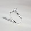 BAGUE EN OR BLANC AVEC DIAMANT DE SYNTHÈSE - BAGUES AVEC DIAMANTS DE SYNTHÈSE - BAGUES DE FIANÇAILLES