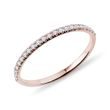 HALBER EWIGKEITSRING AUS ROSÉGOLD MIT DIAMANT - TRAURINGE FÜR DAMEN{% if category.pathNames[0] != product.category.name %} - {% endif %}