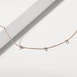 DRILLED DIAMOND BRACELET IN ROSE GOLD - DIAMOND BRACELETS - BRACELETS
