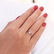LUXURIÖSES SET VON DIAMANTRINGEN IN 14 KT WEISSGOLD - TRAURING- UND VERLOBUNGSSETS - VERLOBUNGSRINGE