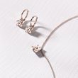 COLLIER EN OR ROSE, DIAMANT ET MORGANITE - COLLIERS AVEC MORGANITE - COLLIERS
