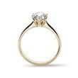 1 CARAT NATURAL DIAMOND RING IN YELLOW GOLD - BRILLIANT CUT DIAMOND ENGAGEMENT RINGS - ENGAGEMENT RINGS