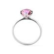 WHITE GOLD 1CT PINK DIAMOND ENGAGEMENT RING - RINGS WITH LAB-GROWN DIAMONDS - ENGAGEMENT RINGS