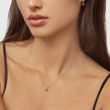 EMERALD NECKLACE IN ROSE GOLD - EMERALD NECKLACES - NECKLACES