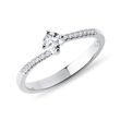 RING WITH SHINING DIAMONDS IN WHITE GOLD - DIAMOND ENGAGEMENT RINGS - ENGAGEMENT RINGS