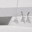 DIAMOND JEWELRY SET IN 14K WHITE GOLD - DIAMOND SETS - FINE JEWELRY